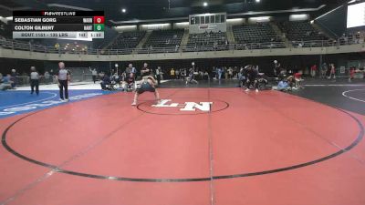 135 lbs Semifinal - Sebastian Gorg, Warrenton vs Colton Gilbert, Hartly