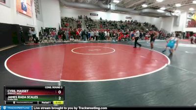 150 lbs Cons. Round 2 - James Rada Scales, Overland vs Cyril Masset, Greeley West