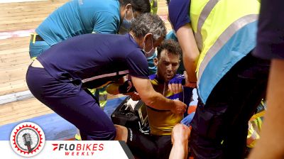 Mark Cavendish Takes Bad Spill At The Velodrome Resulting In Two Broken Ribs