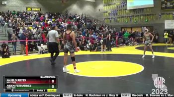 116 lbs Quarterfinal - Anjelo Reyes, Mad Town vs Aiden Fernandez, Wolf Den