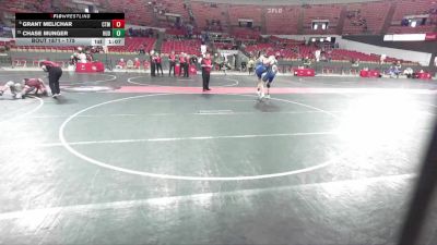 175 lbs 3rd Place Match - Grant Melichar, Port Washington Piranhas vs Chase Munger, Hudson