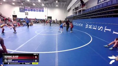 98 lbs Round 1 - Dominic Glass, Cody Wrestling Club vs Eli Asay, Cody Wrestling Club