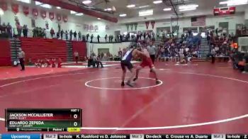 220 lbs Champ. Round 1 - Eduardo Zepeda, Iowa City, Liberty vs Jackson McCallister, North Scott