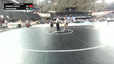 Girls 4A 235 lbs 7th Place Match - Khloe Ponce, Sumner (Girls) vs Symaran Sivaivai, Skyview (Girls)