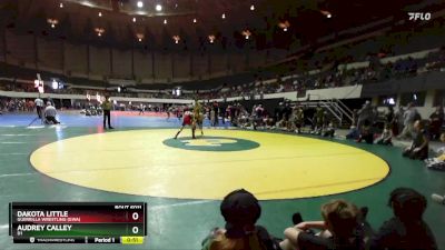 84 lbs Quarterfinal - Audrey Calley, D1 vs Dakota Little, Guerrilla Wrestling (GWA)