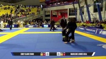 Madeleine Lenore Avila vs Emily Claire Evans 2025 World Jiu-Jitsu IBJJF Championship