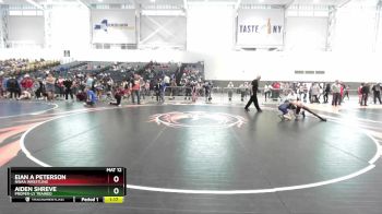 118 lbs Cons. Round 2 - Eian A Peterson, NWAA Wrestling vs Aiden Shreve, Proper-ly Trained