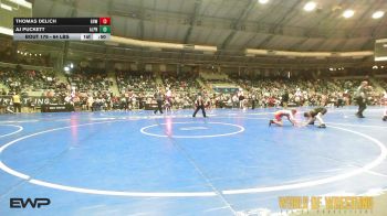 64 lbs Semifinal - Thomas Delich, Greater Heights Wrestling vs AJ Puckett, Alpha Elite