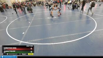 126 lbs Cons. Round 3 - Christian King, TX vs Dariuz Black, OK