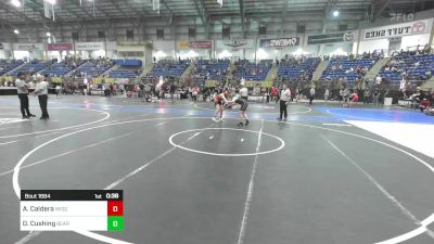 130 lbs Consi Of 16 #2 - Aaliyah Caldera, Wiggins Wrestling vs Daisy Cushing, Bear Creek Jr. Wrestling