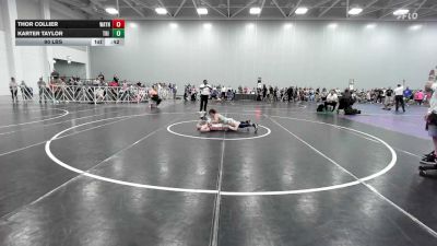 90 lbs Rr Rnd 1 - Thor Collier, Wayne Danger - EL vs Karter Taylor, Tri State Hammers - EL