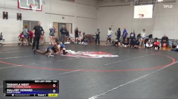 109 lbs Cons. Semi - Tashayla West, Brewton-Parker College vs Mallory Howard, Emory & Henry