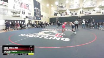 126 lbs Cons. Round 3 - Kobe Cervantes, Eastmont vs Michael Visaya, Ellensburg