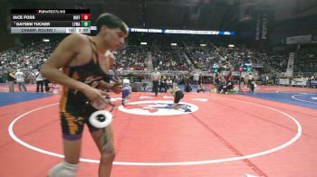 3A-132 lbs Champ. Round 1 - Daysen Tucker, Lyman vs Jace Foss, Buffalo