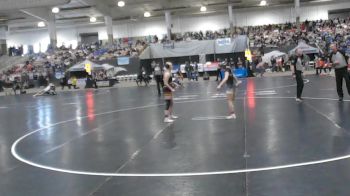 Girls 114 lbs Champ. Round 1 - Kaeli Cross, Science Hill High School Girls vs Justine Su, Collierville High School Girls