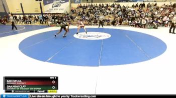 141 lbs 3rd Place Match - Dakarai Clay, University Of Wisconsin-Whitewater vs Sam Stuhl, Augsburg University
