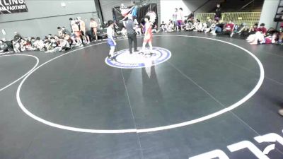 150 lbs Elijah Cortez, SCVWA - Santa Clara Valley Wrestling Association vs Mika Ontiveros, SJWA - San Joaquin Wrestling Association