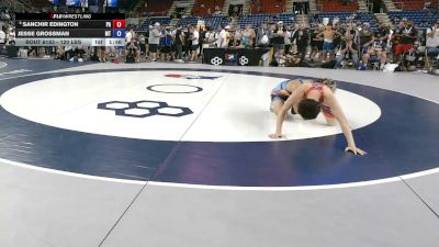 120 lbs Cons. Rd Of 32 - Sanchir Edington, Pennsylvania vs Jesse Grossman, Montana