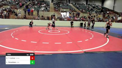 73 lbs Final - Eli Timbs-Usher, Coweta Cobras Wrestling Club vs Landon Sosebee, Junior Indian Wrestling