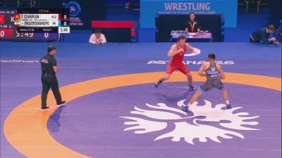 92 kg 1/8 Final - Iakov Chaplin, Kyrgyzstan vs Amirhossein Biglar Firouzpourbandpei, Iran