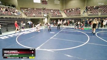 146 lbs Quarterfinal - Braxton Bishop, Panguitch vs McKay Roberts, South Sevier Jr. Wrestling