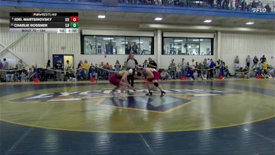 184 lbs Champ. Round 1 - Joel Martsinovsky, Stevens vs Charlie Rossner, St. John Fisher