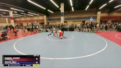 144 lbs Cons. Round 2 - Gabriel Eckert, 3F Wrestling vs Ragan Abla, Legacy Wrestling Club