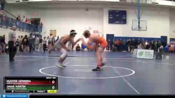 170 lbs Champ. Round 2 - Hunter Herrera, Idaho Falls High School vs Omar Martin, Columbia High School