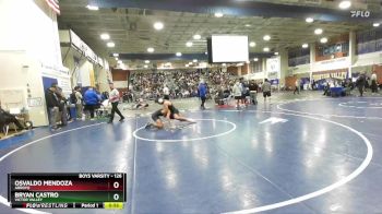 126 lbs Cons. Round 2 - Osvaldo Mendoza, Arroyo vs Bryan Castro, Victor Valley