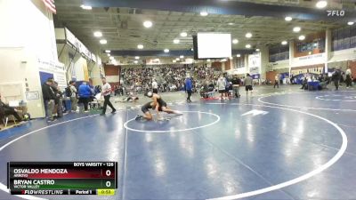 126 lbs Cons. Round 2 - Osvaldo Mendoza, Arroyo vs Bryan Castro, Victor Valley