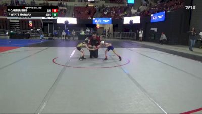49 lbs Semifinal - Wyatt Morgan, Silver Valley Wrestling Club vs Carter Enis, Thermopolis Wrestling Club