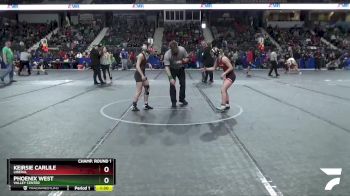 100 lbs Champ. Round 1 - Keirsie Carlile, Liberal vs Phoenix West, Valley Center