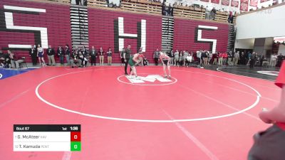 132 lbs Round Of 16 - George McAteer, Xaverian vs Tanner Kamuda, Pentucket