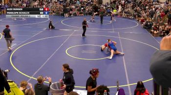 132 lbs Champ. Round 2 - Penelope Schalck, Medina vs Alex Burger, Clarence