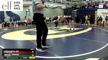 155 lbs. Champ. Round 1 - Abygail Spencer, Marshfield vs Zjedai Royal Bey, Olathe North