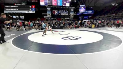 175 lbs Champ. Rd Of 16 - Logan Bruce, CA vs Logan Hinton, SC