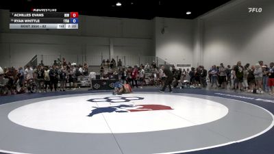 82 lbs Cons. Round 1 - Achilles Evans, Betterman Elite Wrestling vs Ryan Whittle, 10 Year Active Athlete List *OLD*