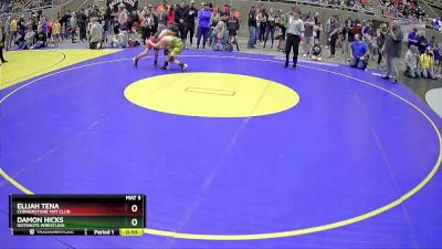 105 lbs Champ. Round 1 - Elijah Tena, Cornerstone Mat Club vs Damon Hicks, HotShots Wrestling