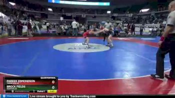 7 lbs Quarterfinal - Parker Edmondson, Thompson HS vs Brock Fields, Huntsville