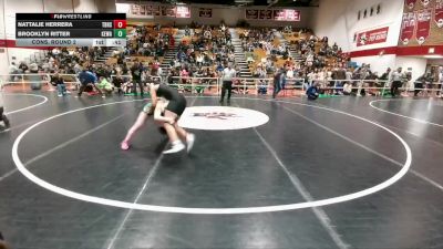 135 lbs Cons. Round 2 - Nattalie Herrera, Thunder Basin vs Brooklyn Ritter, Kelly Walsh