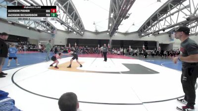 92 lbs Rr Rnd 4 - Jackson Fisher, Kingsway K-3 vs Jackson Richardson, Pride K3