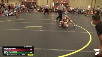 82 lbs Quarterfinal - Beau Siljanoski, Olympic vs Kade Hoffman, Beastworks