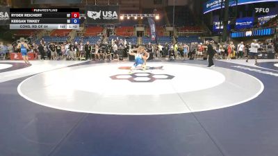 150 lbs Cons. Rd Of 64 - Ryder Reichert, NY vs Keegan Tinkey, MI