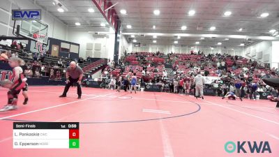45 lbs Semifinal - Lane Pankaskie, Claremore Wrestling Club vs Drew Epperson, Morrison Takedown Club