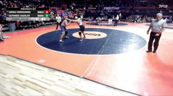 3A 285 lbs Champ. Round 1 - Abisai Hernandez, Mundelein (H.S.) vs Alfonso Aguilar, Aurora (West Aurora)