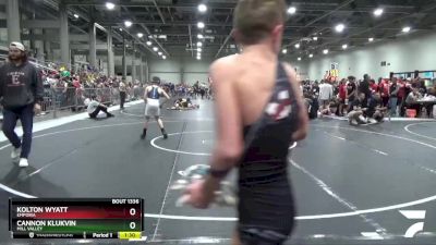 90 lbs Quarterfinal - Cannon Klukvin, Mill Valley vs Kolton Wyatt, Emporia