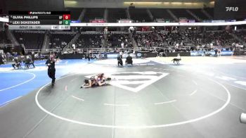 120 lbs Champ. Round 1 - Lexi Doxstader, Holland Patent-3 vs Olivia Phillips, Orchard Park-6