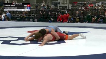 82 lbs 5th Place Match - Logan Bruce, Valley Silverbacks Wrestling Club vs Konlin Weaver, Club Lucha