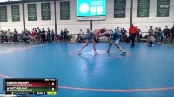 126-135 lbs Quarterfinal - Wyatt Roland, Relentless Training Center vs Carson Prunty, Glen Ellyn (Glenbard West)