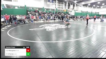 110 lbs Quarterfinal - Gavin Mangano, Shoreham-wading River vs Finnegan O'brien, Locust Valley